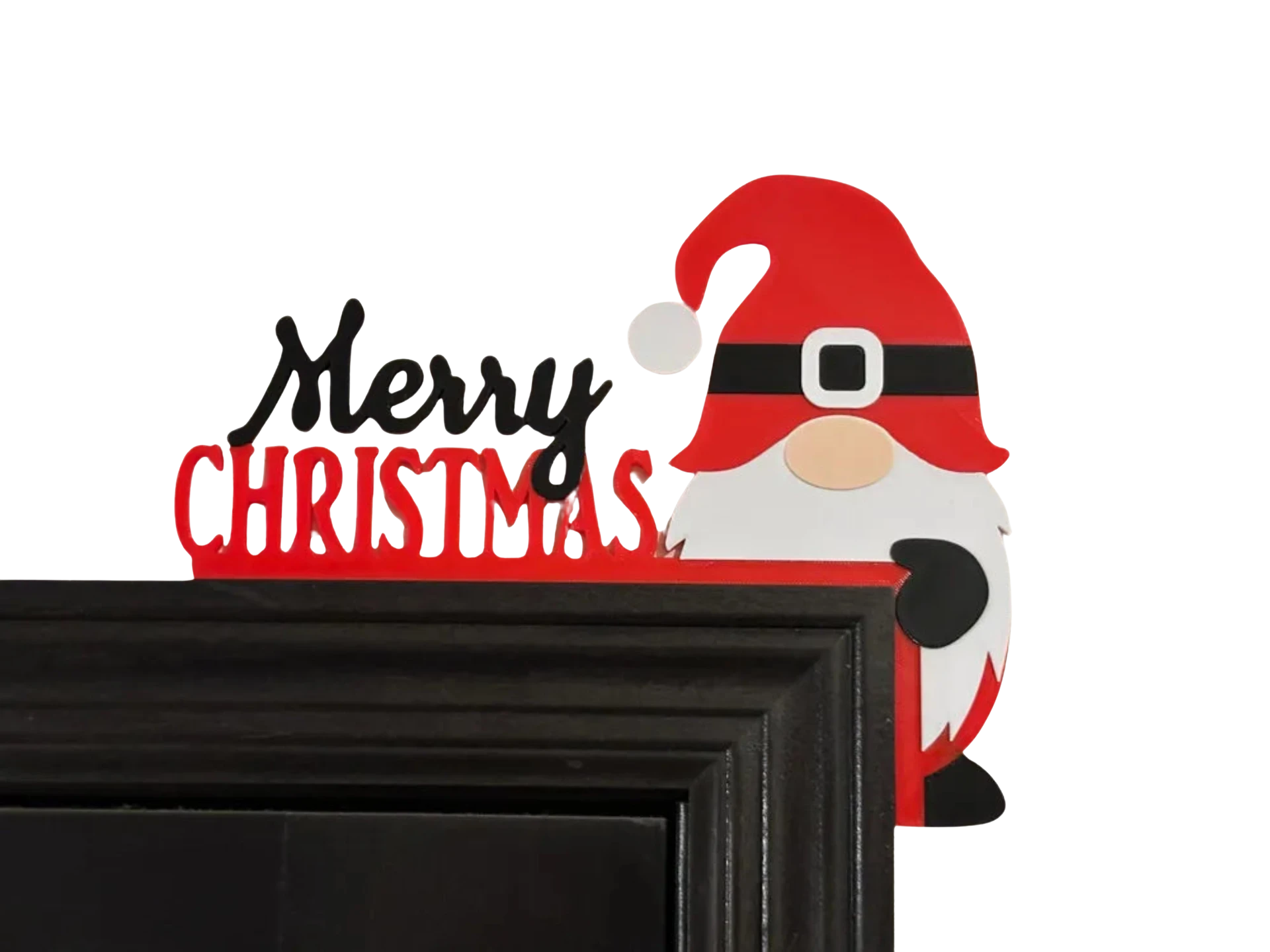 Gnome Christmas Door Corner