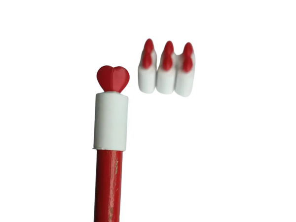 Heart-shaped Pencil Topper (Single print takes only 7 minutes)
