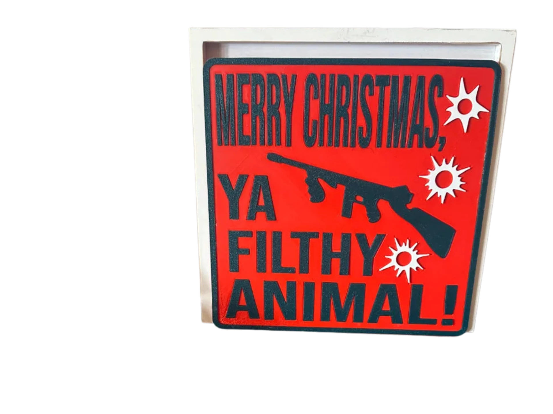 Home Alone Christmas Sign - Single Extruder or AMS