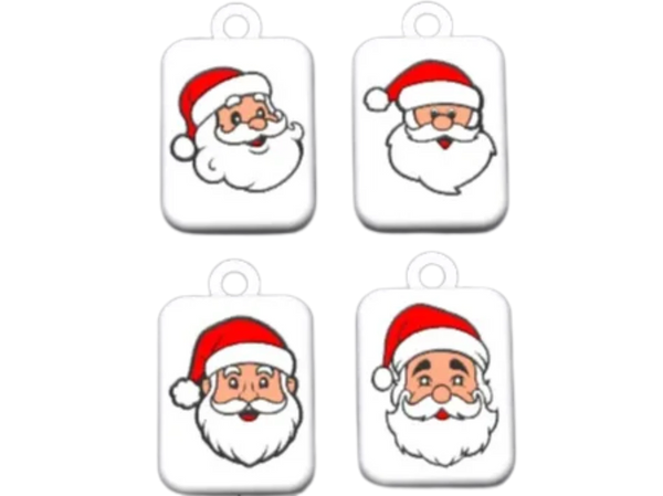 bunch of santa's keychains/charmscommercial