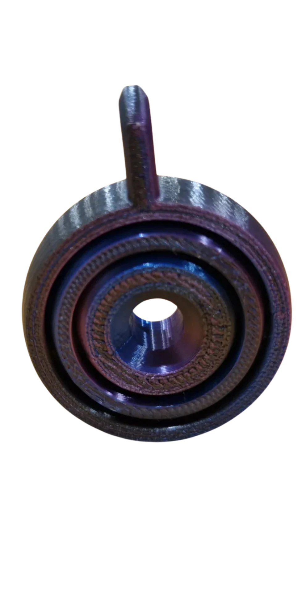 Smooth Fidget Spinner Keychain