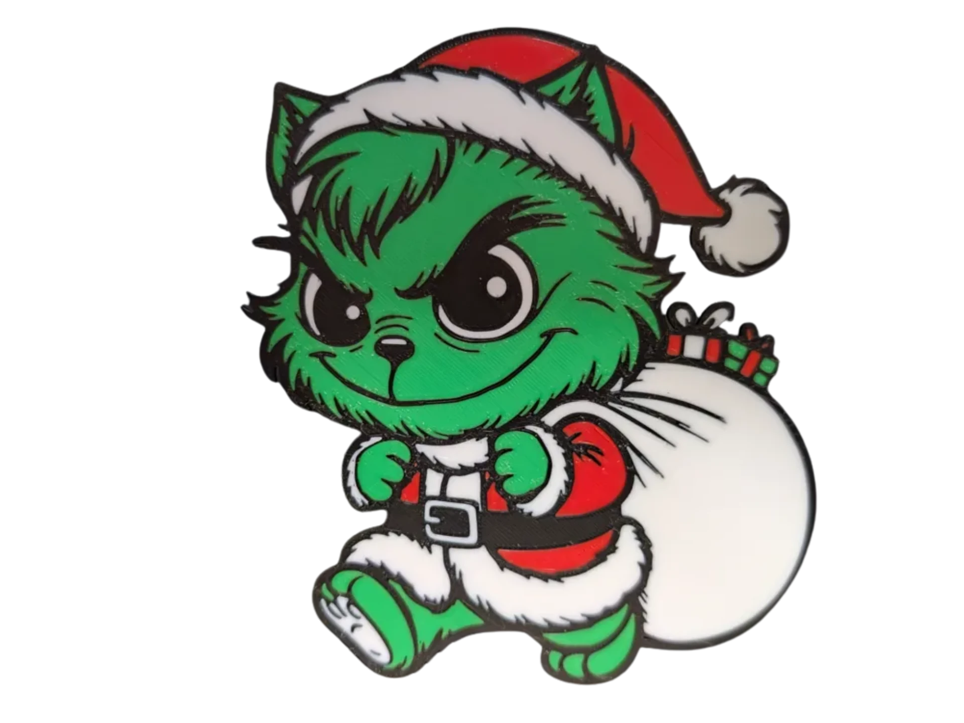 Grinch Cat Christmas Decoration