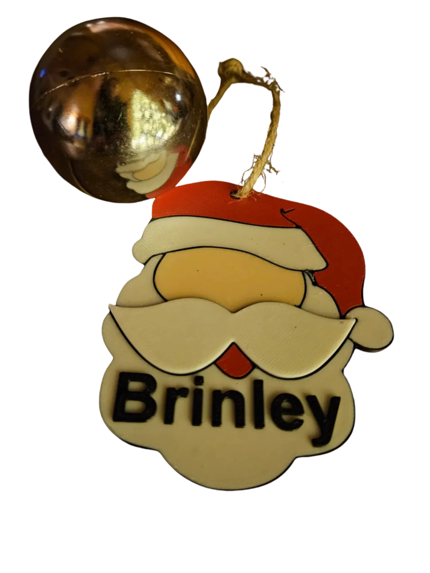 Blank Customizable Santa Ornament or Gift Tag