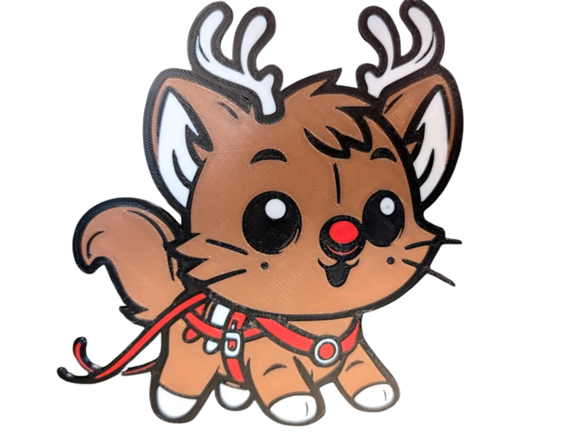 Rudolph The Red Nose Reindeer Cat Decoration