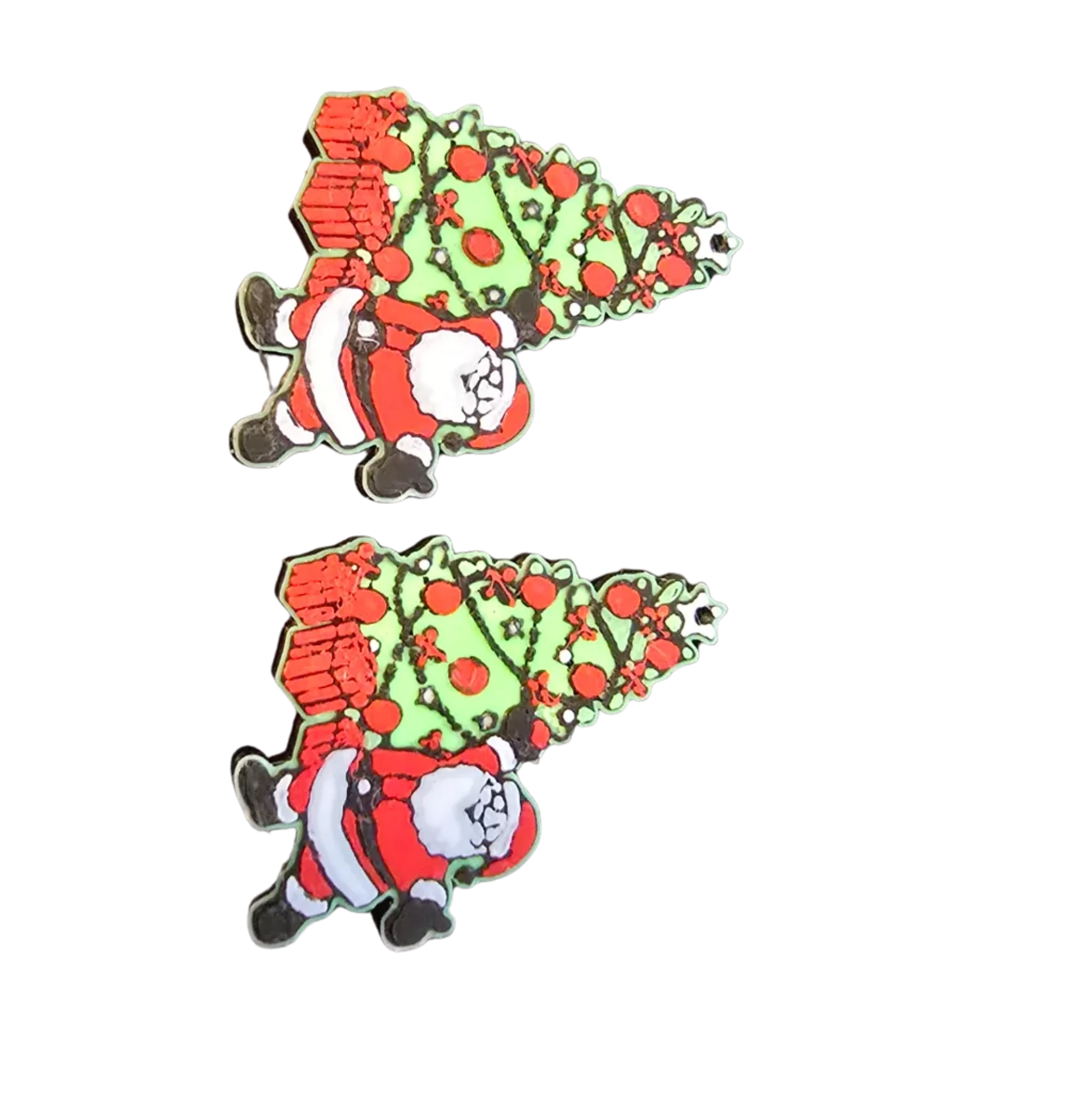Santa Earrings