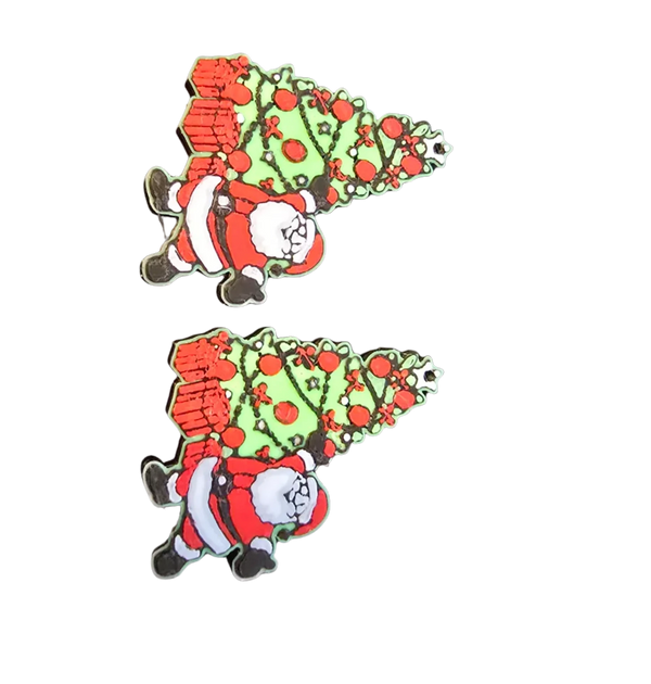 Santa Earrings