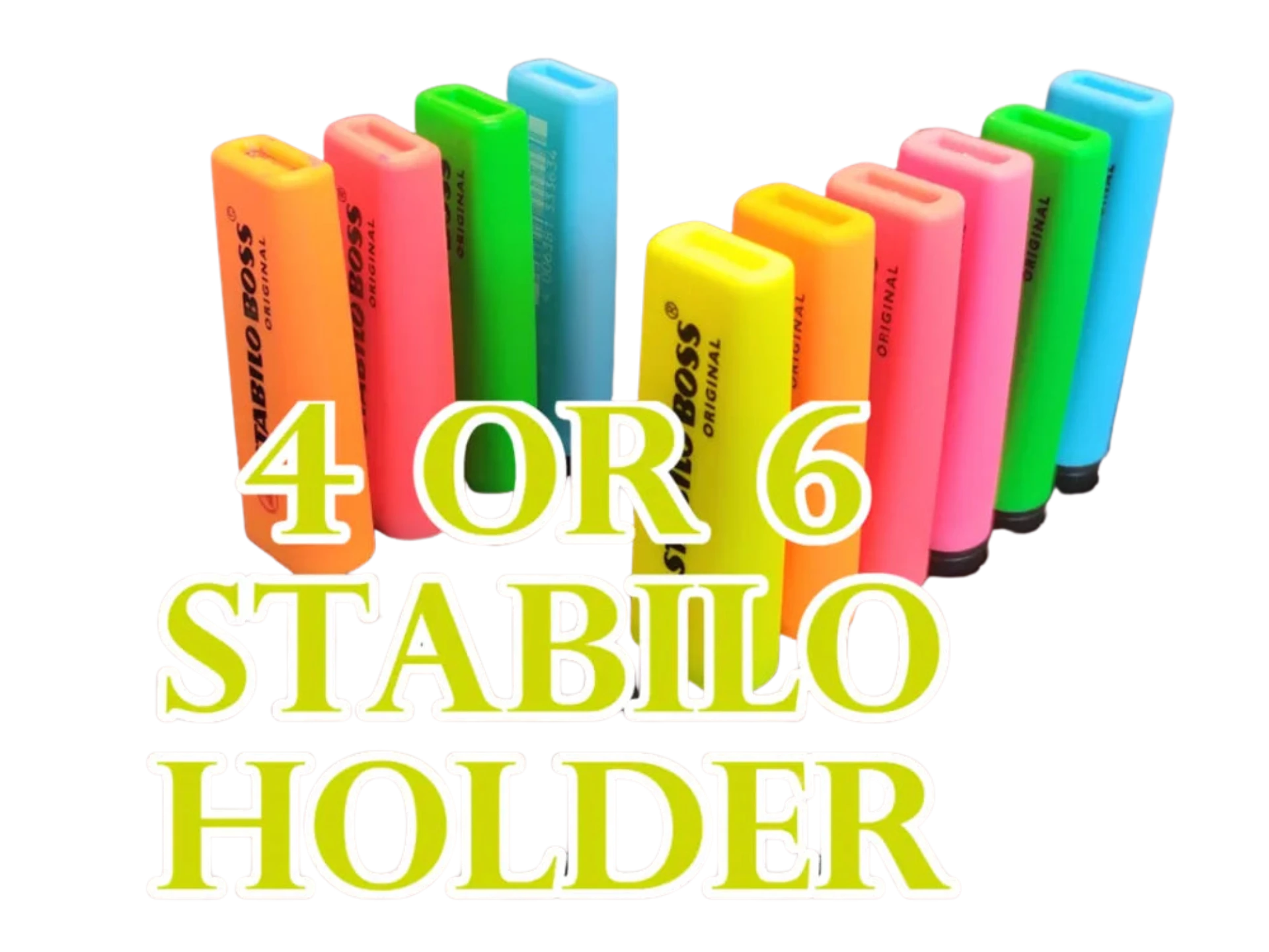 Stabilo Boss Holder for 4, 6 and 15 pcs  Remixed