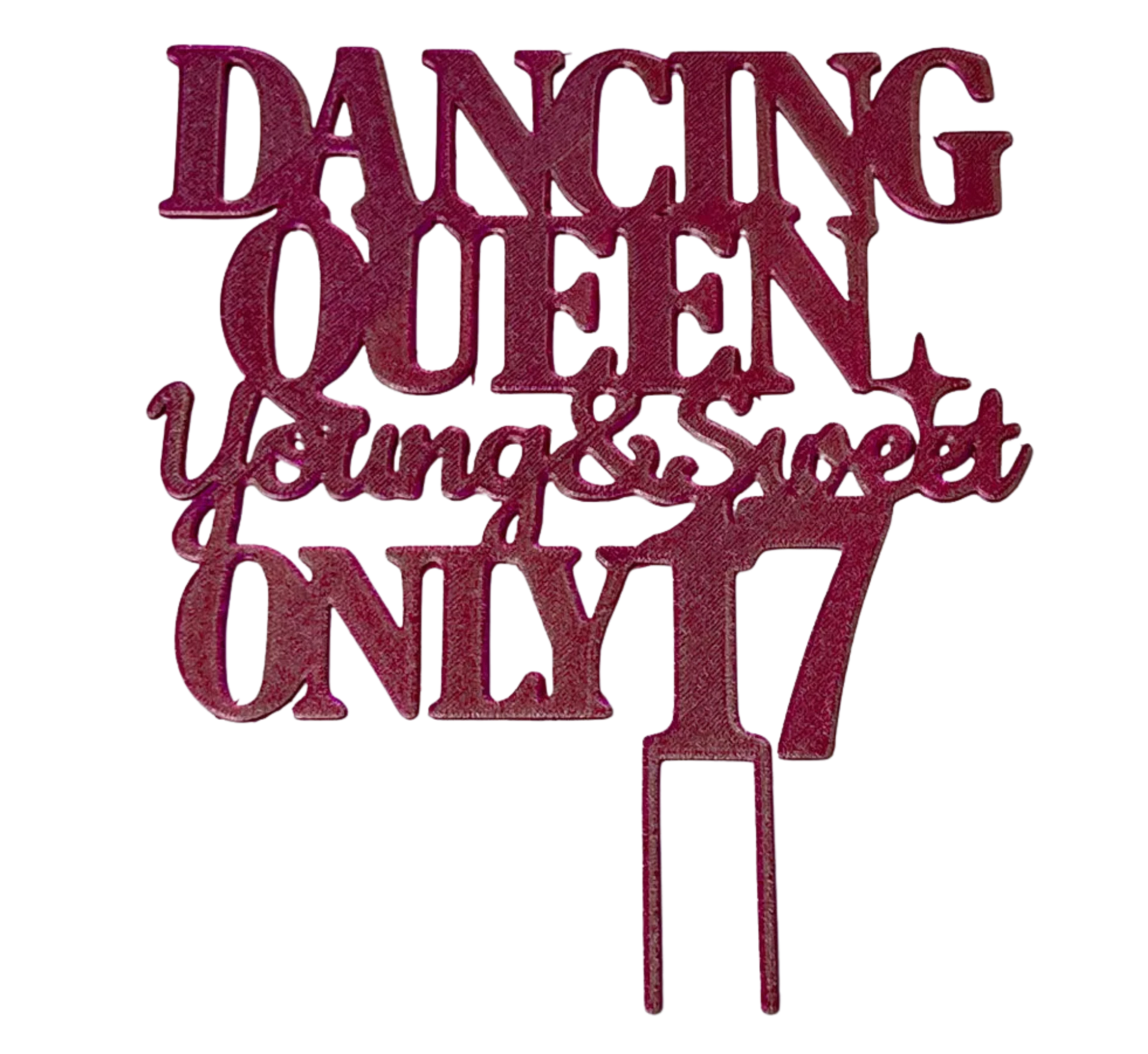 Dancing Queen cake topper