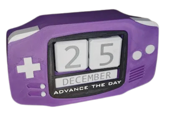 GameBoy Advance Block Calendar