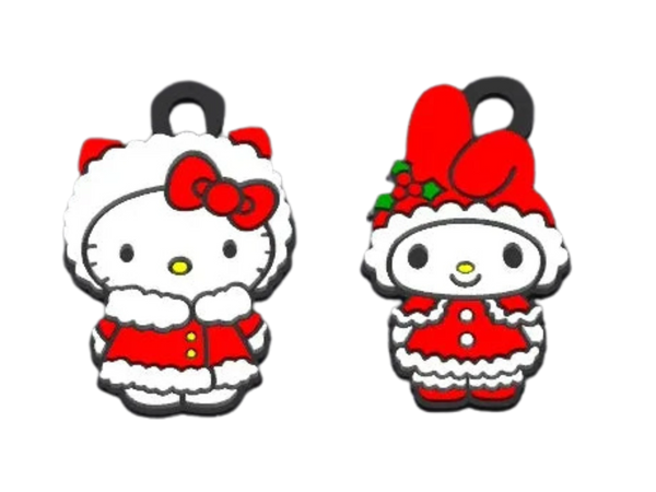 xmas hello-kitty-melody keychainscommercial