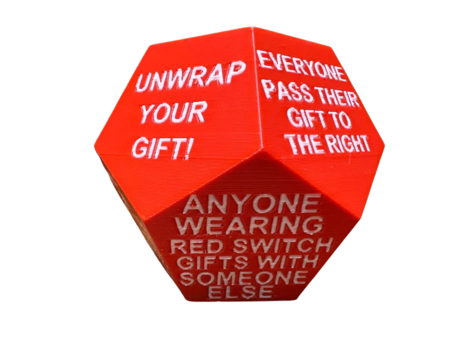 Christmas Gift Exchange Dice