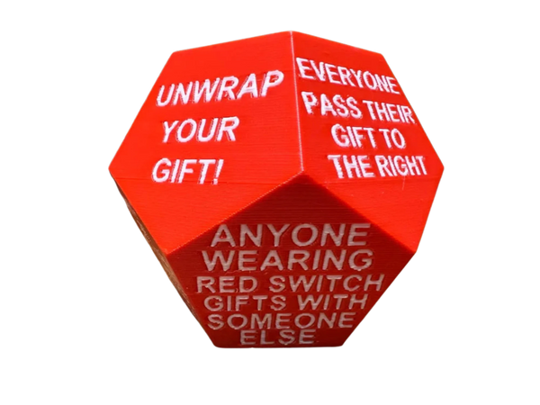 Christmas Gift Exchange Dice