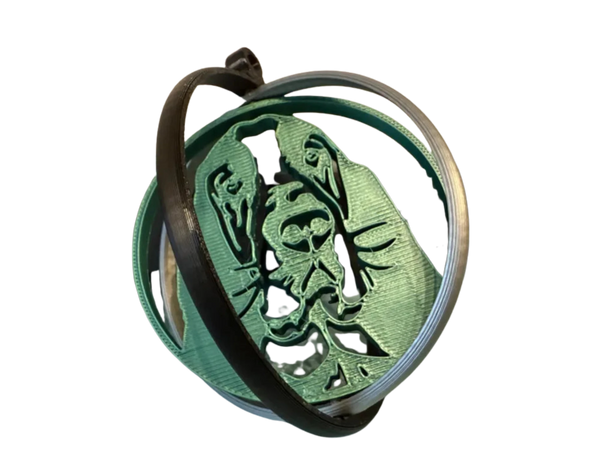 Basset Hound Christmas Ornament