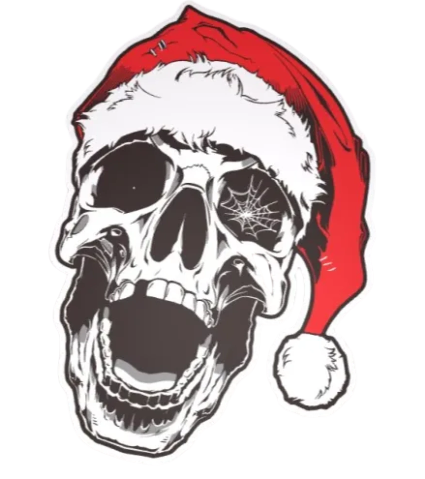 Christmas Skull Wallart/Sign