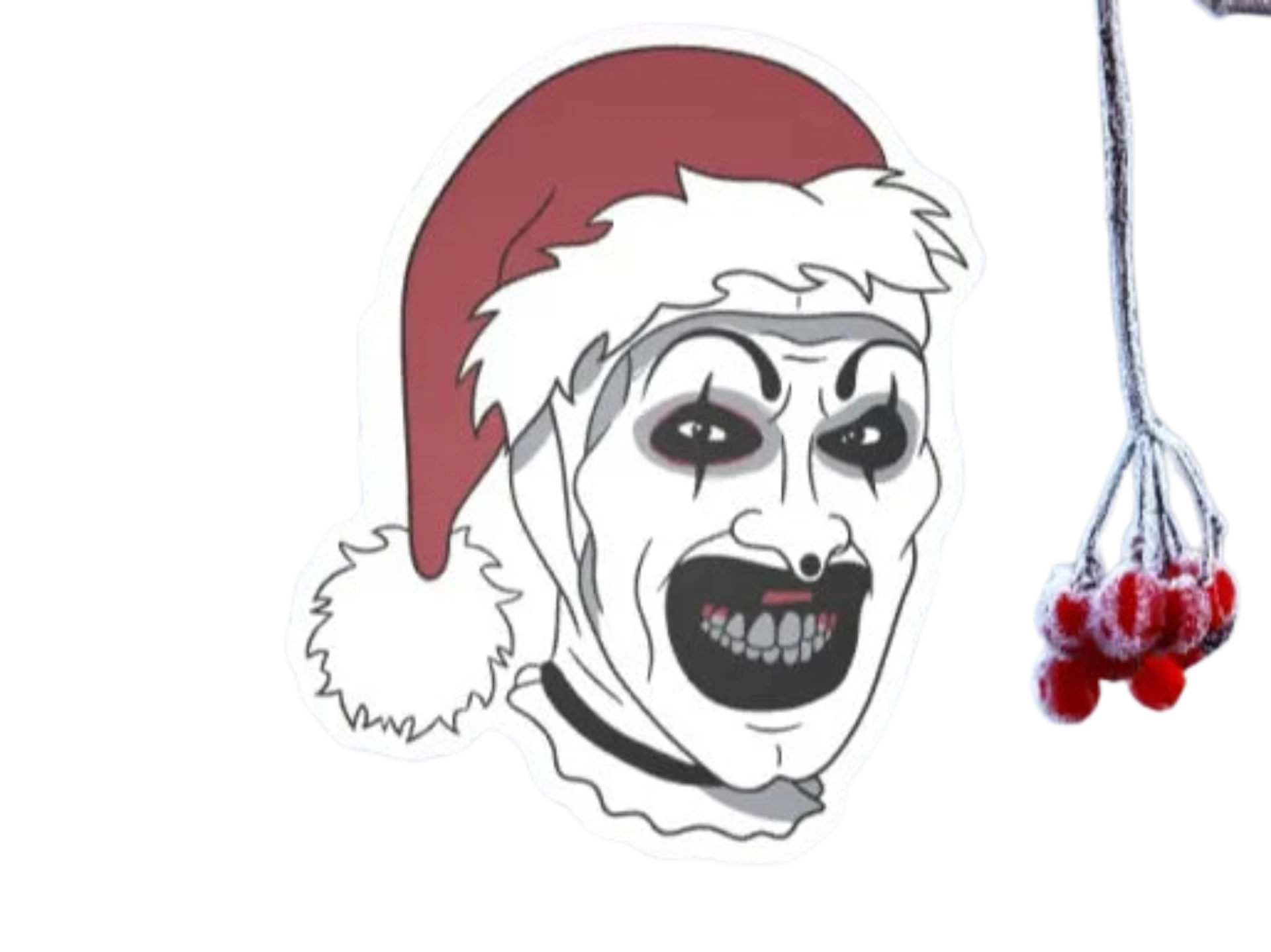 Art The Clown Christmas Wallart/Sign