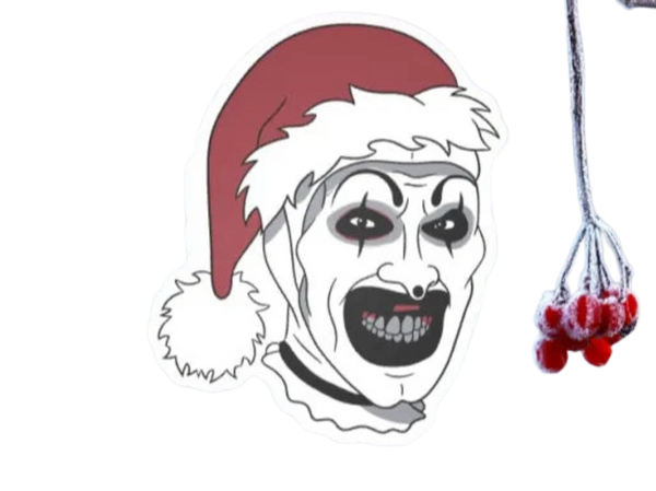 Art The Clown Christmas Wallart/Sign