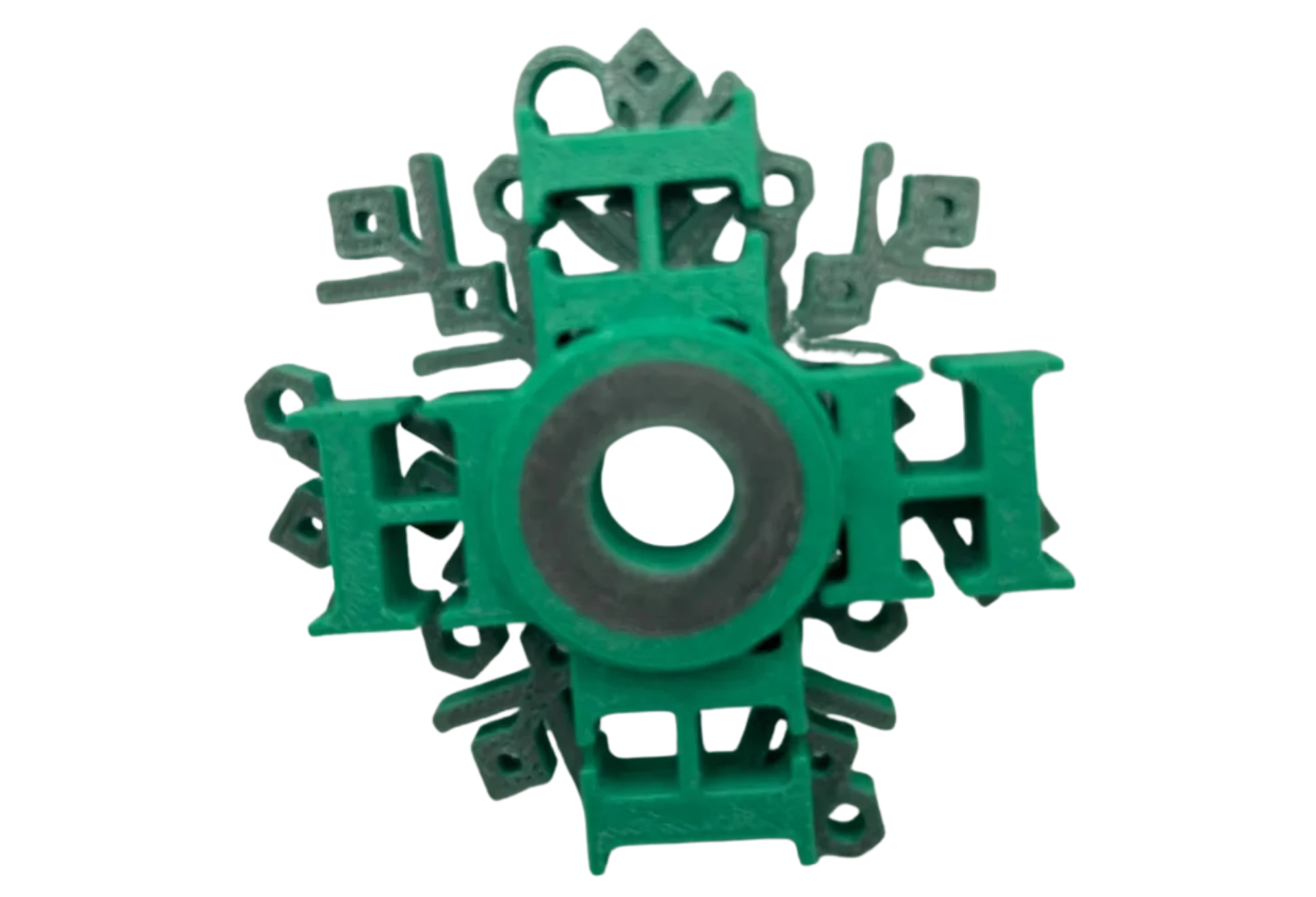 HoHoHoHo snowflake ornament/pendant