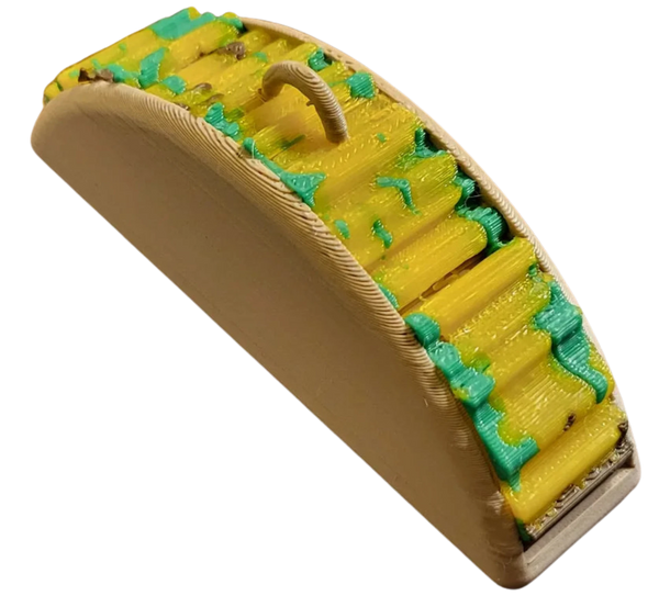 Homemade Taco Ornament