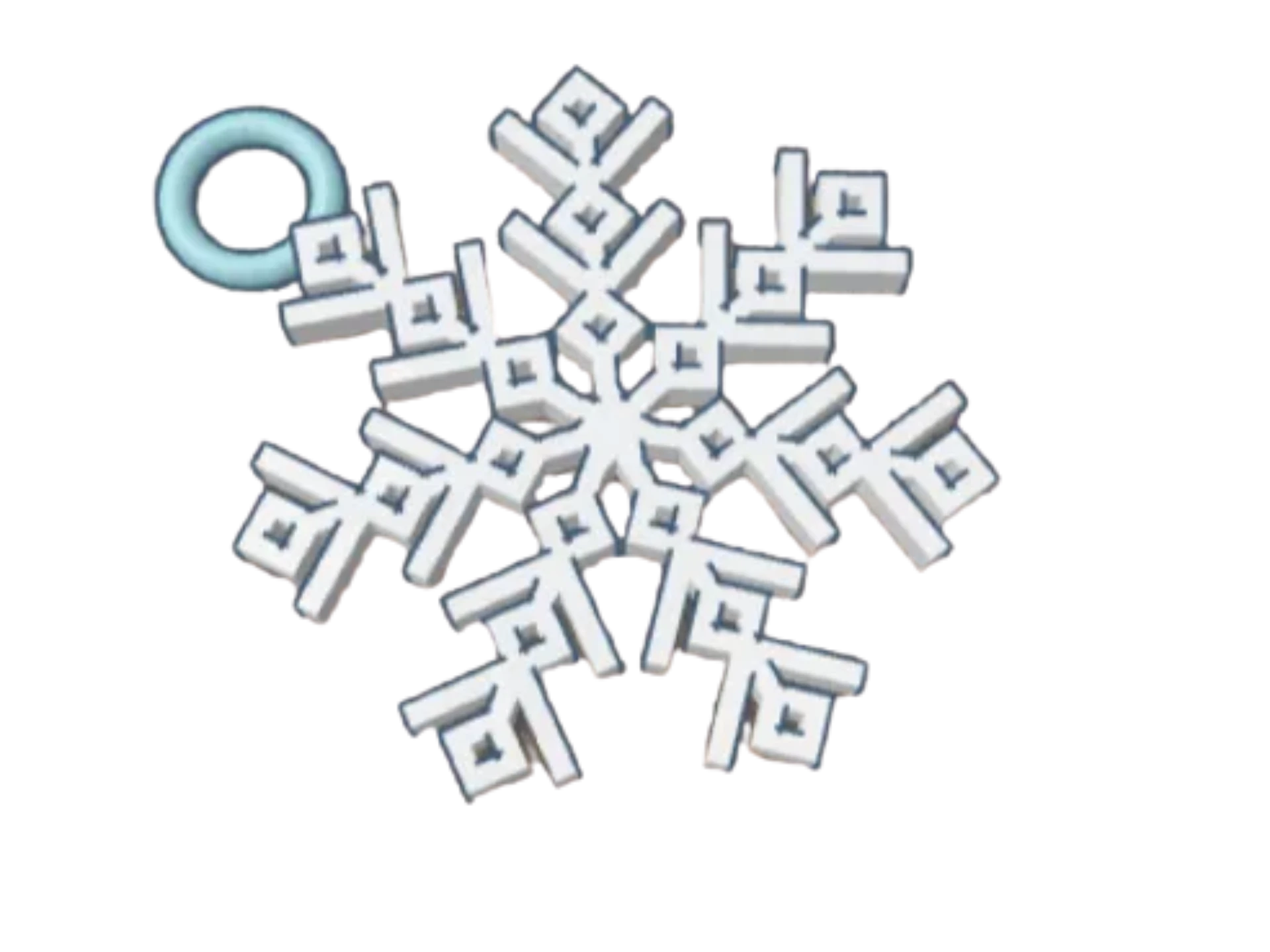 Snowflake decoration for Christmass