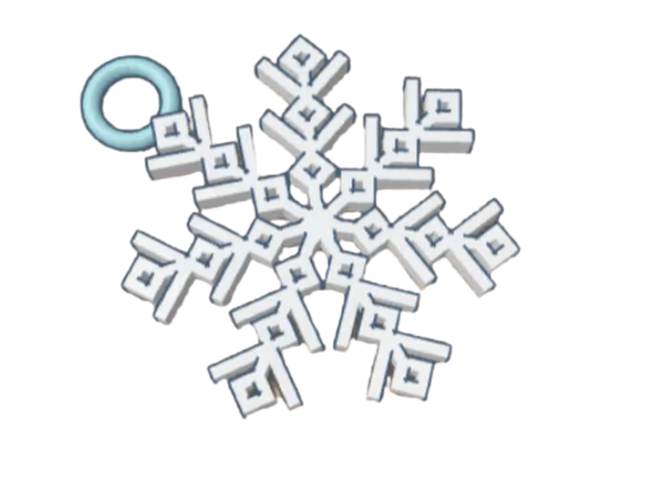 Snowflake decoration for Christmass