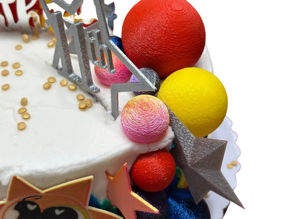 Birthday Cake Topper Balls Children Kids