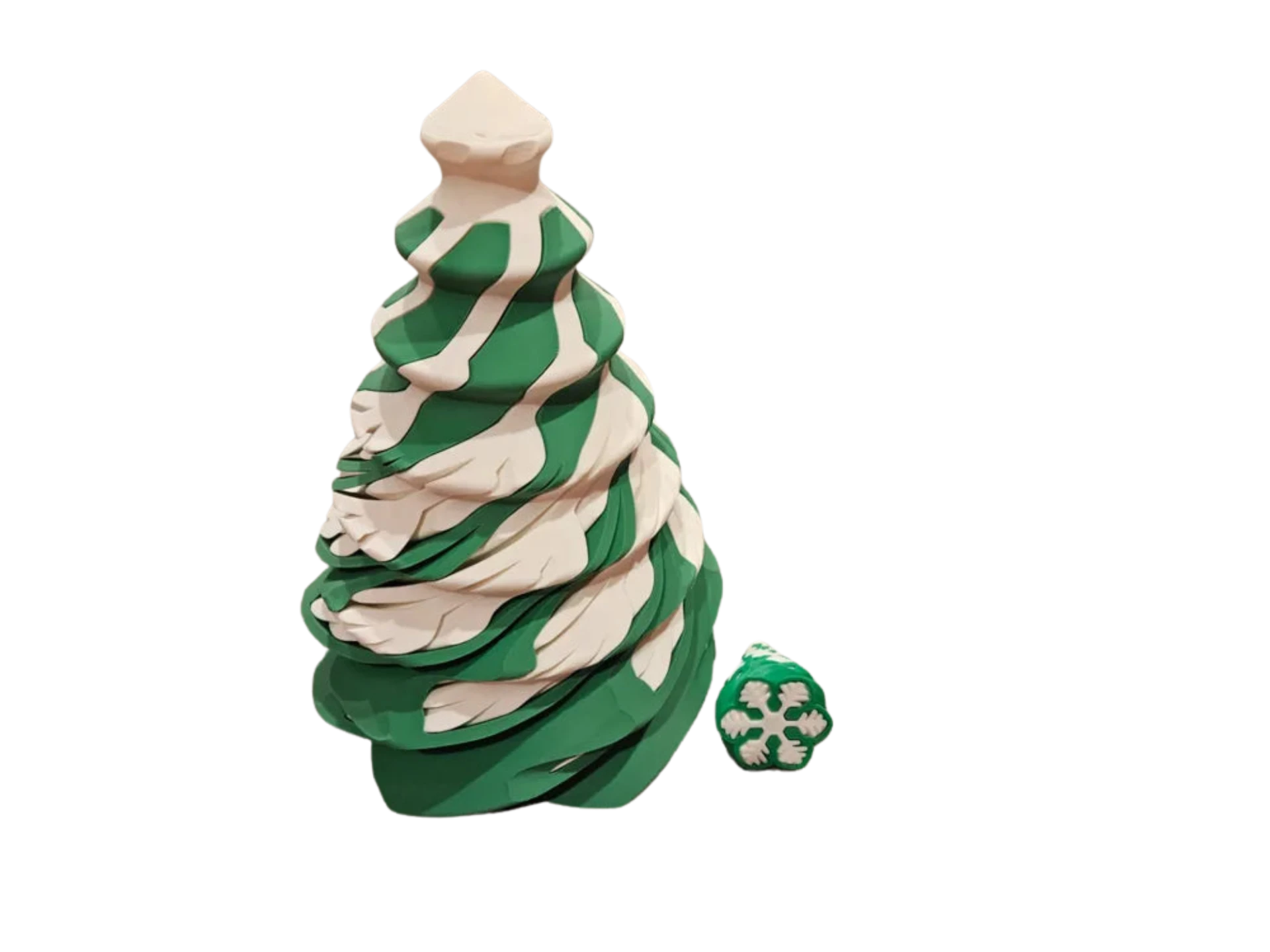 Spiral Snow Flake Christmas Tree