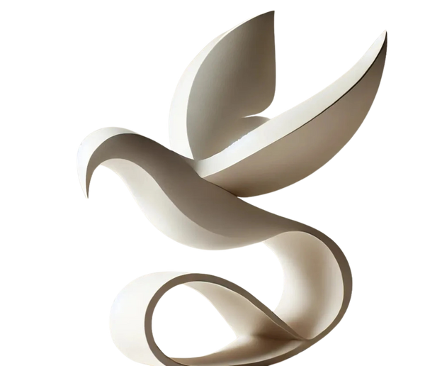 Graceful Bird Sculpture minimalistic