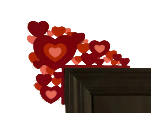 Valentines Day Heart Door Corner