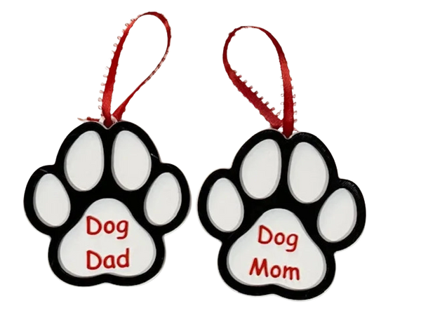 Dog Parents Christmas Ornaments