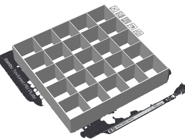 Grid box organizer