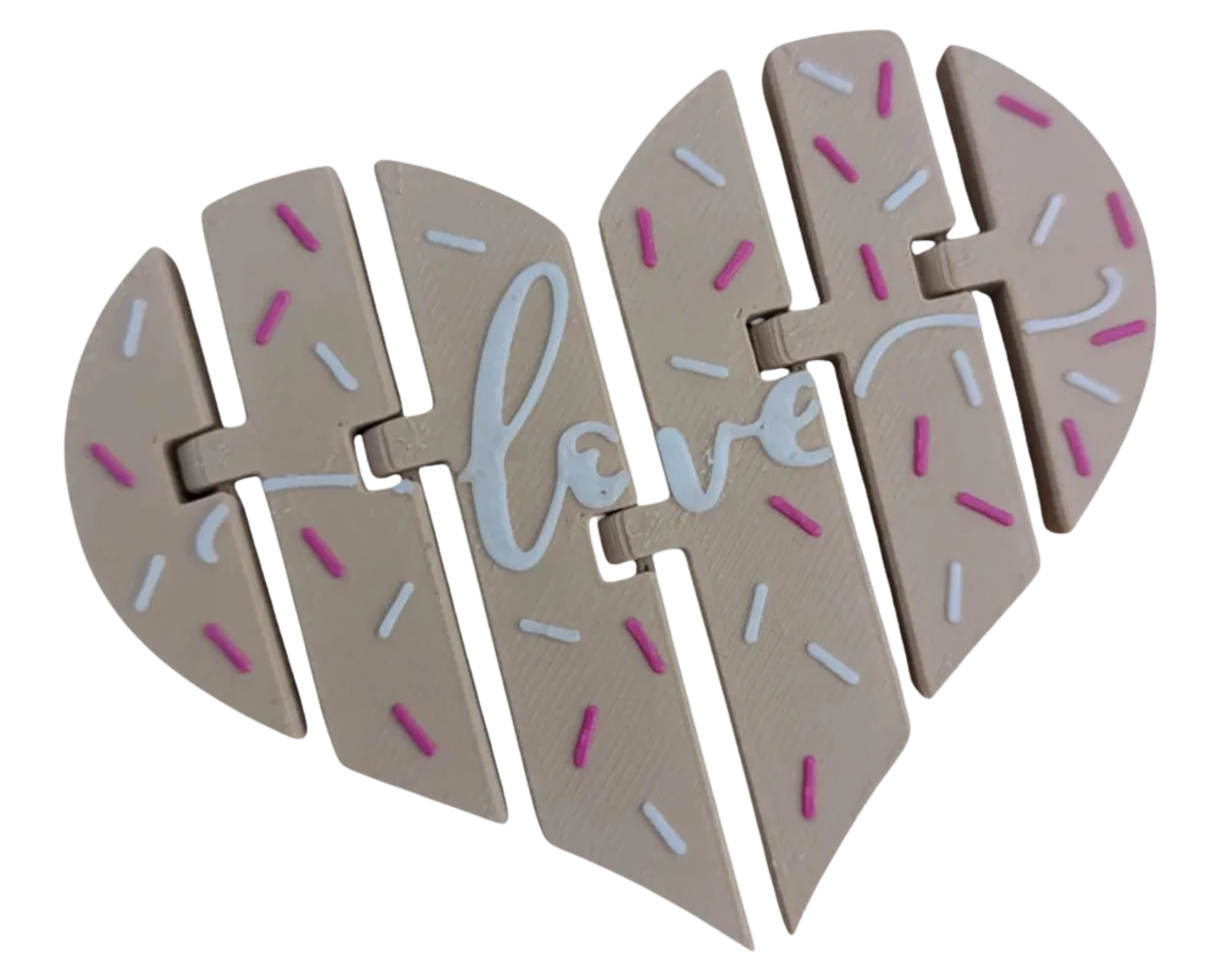 Valentines Love Sprinkle Cookie Sensory Flexi