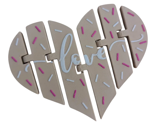 Valentines Love Sprinkle Cookie Sensory Flexi