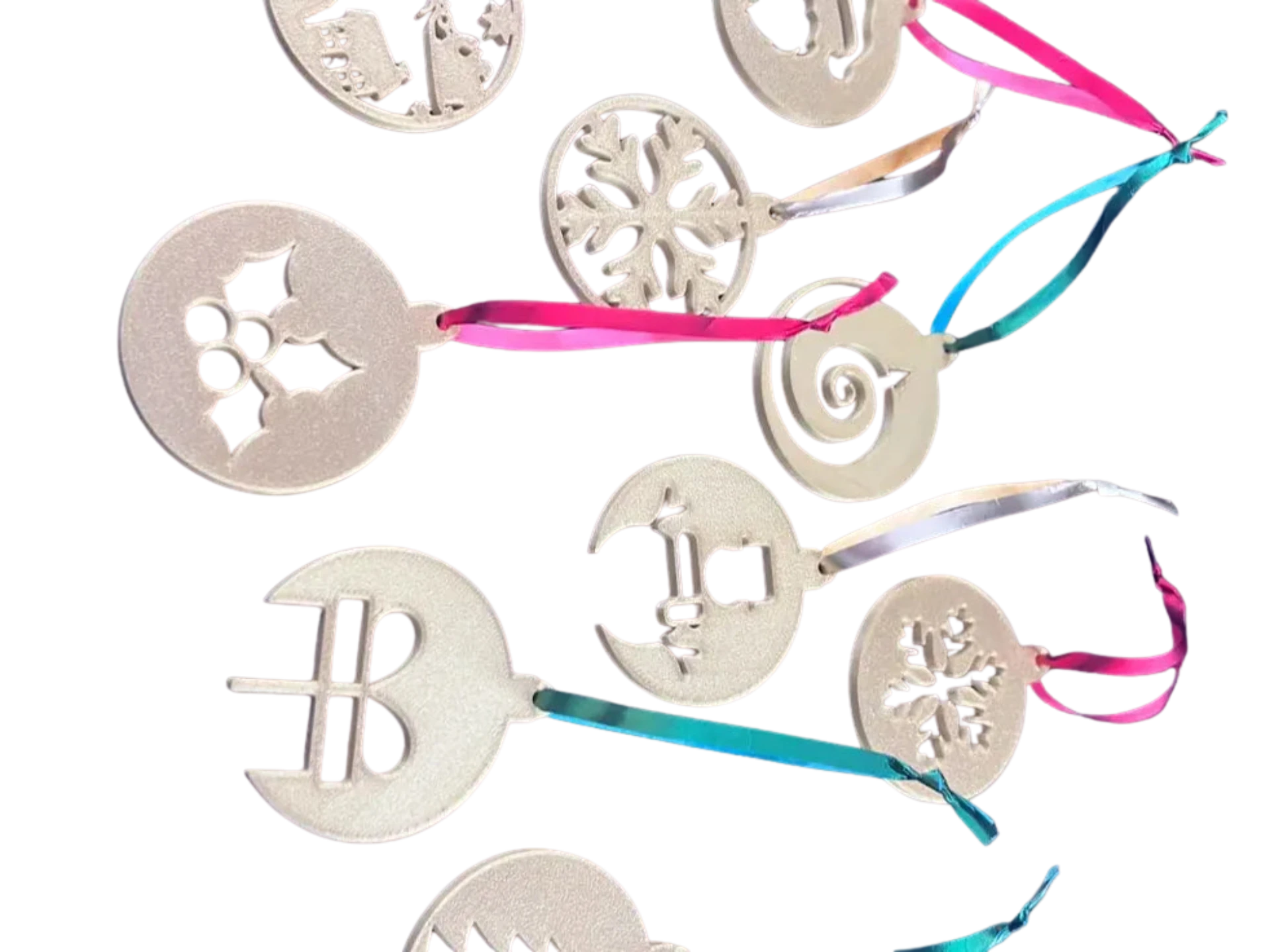 Flat Christmas Tree Ornaments