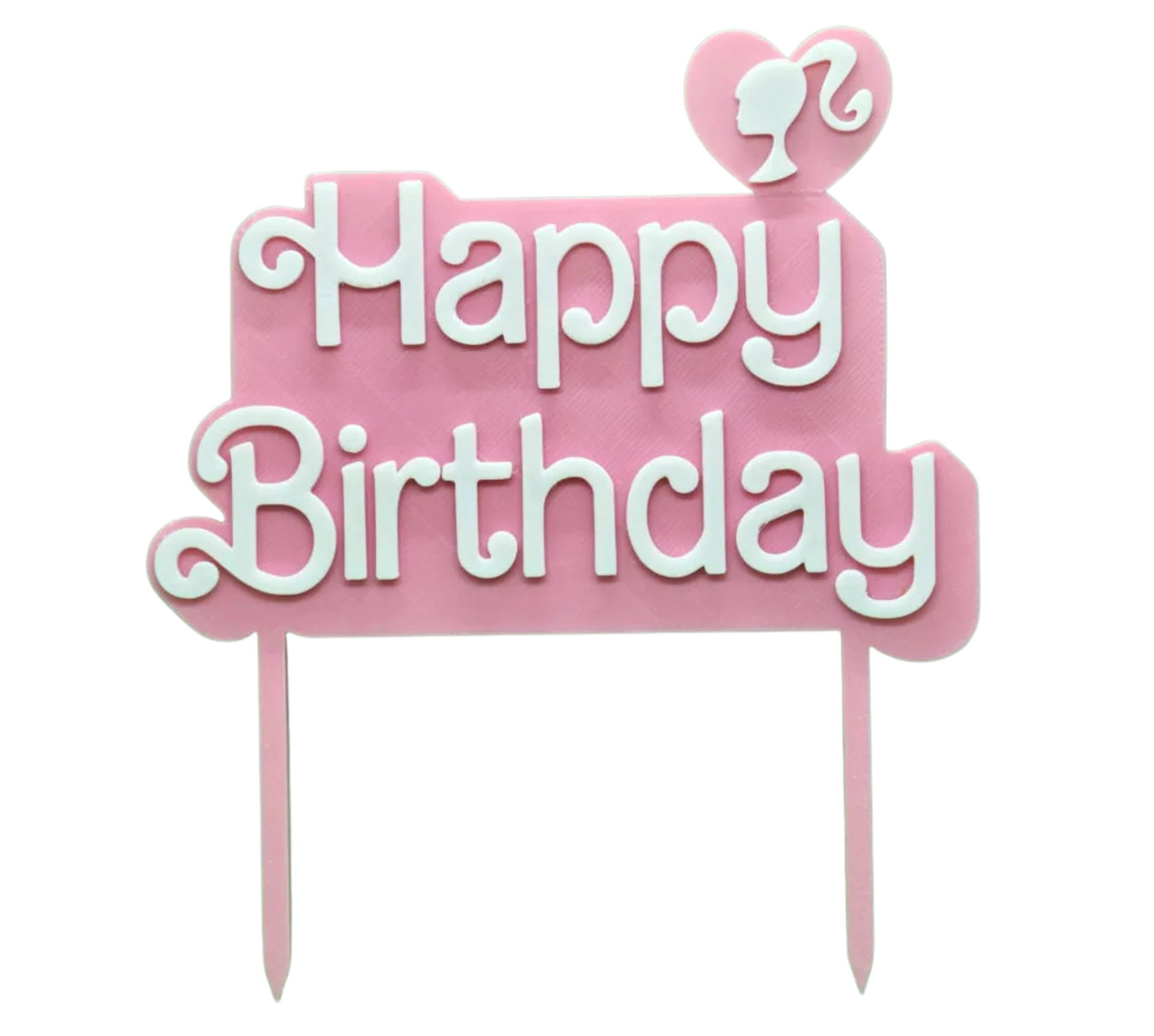 Happy Birthday Cake Topper Barbie