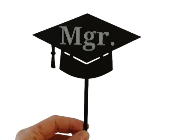 Cake Topper Mgr. - Magister/Master´s Degree