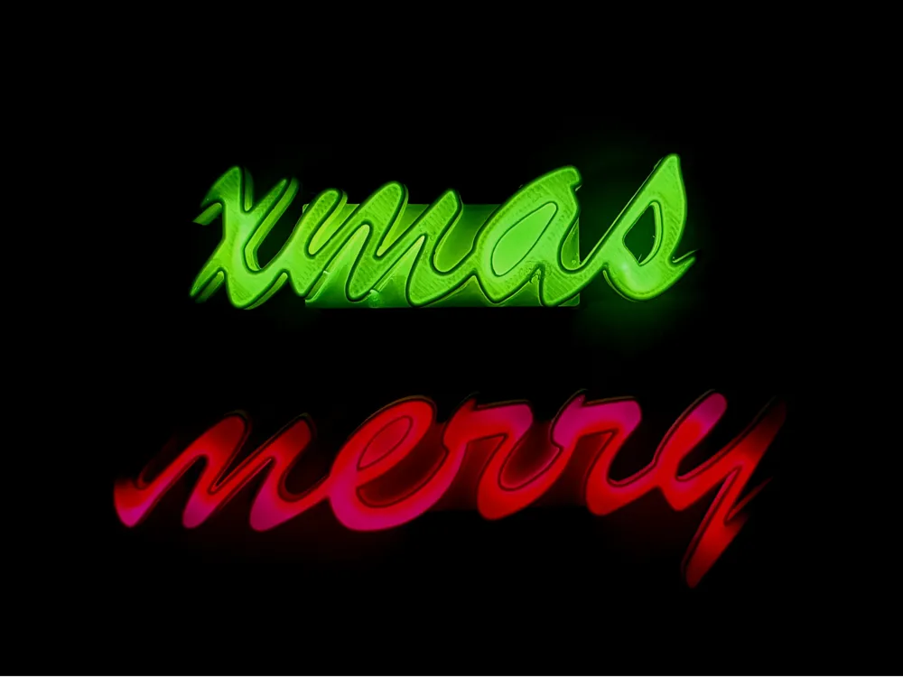 Neon Merry/xmas Sign Rechargable!