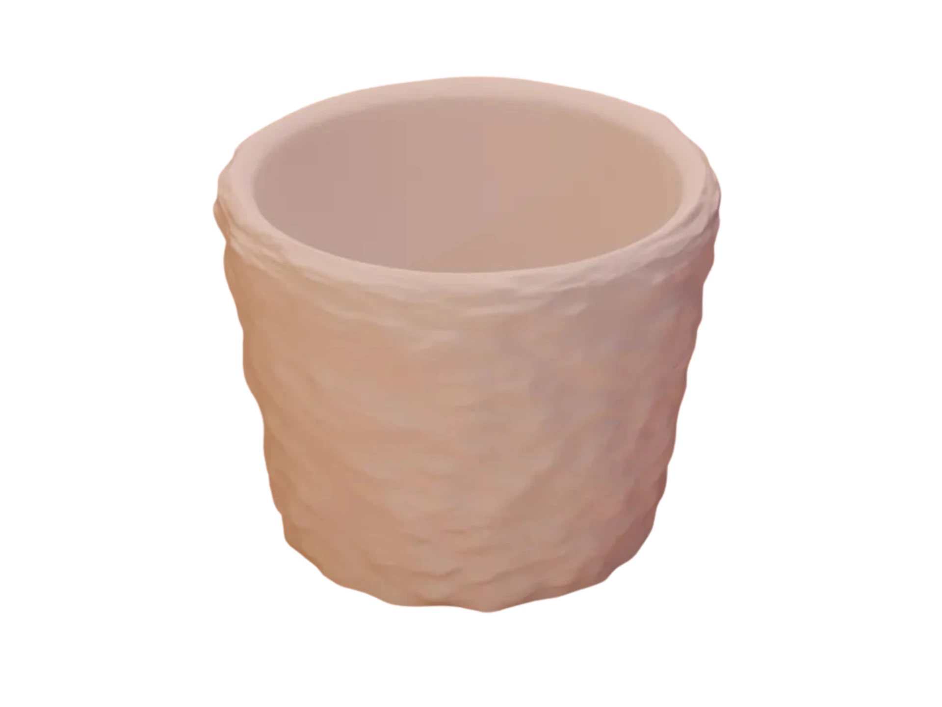 textured flower pot
