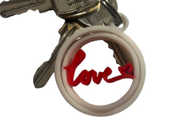 Gyro, valentines keychain