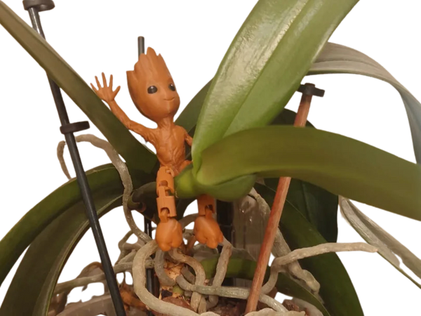 Colorful Articulated Baby Groot Without Keychain Remixed