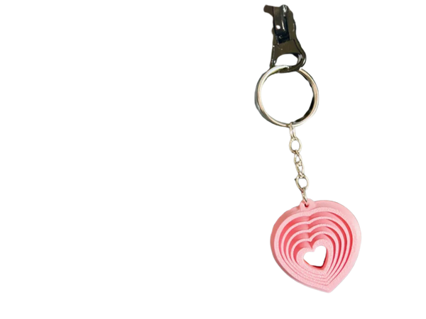 Heart Fidget Keychain – Single/Dual Color