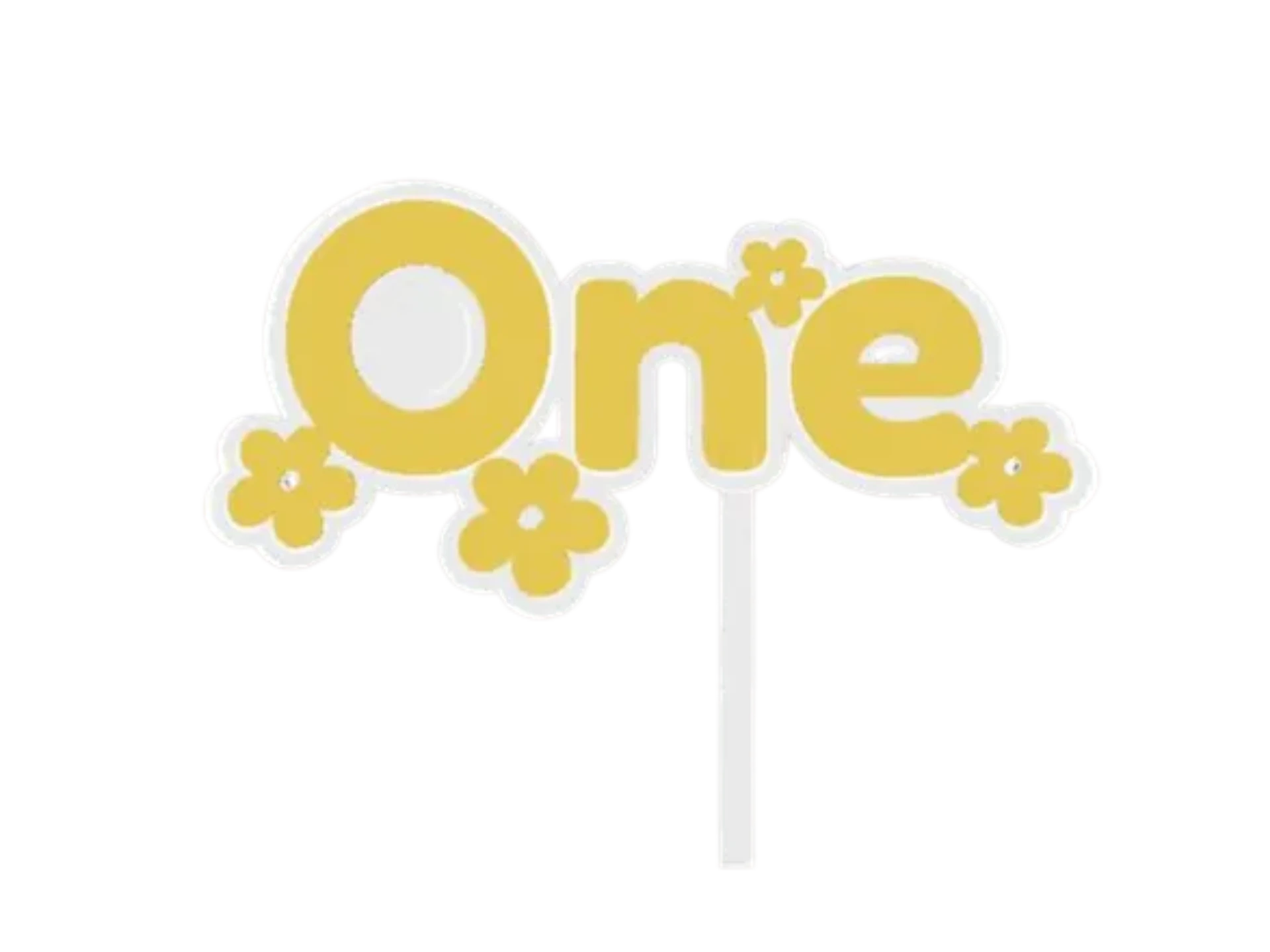 Birthday Age one Cake Topper
