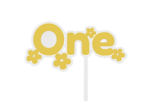Birthday Age one Cake Topper
