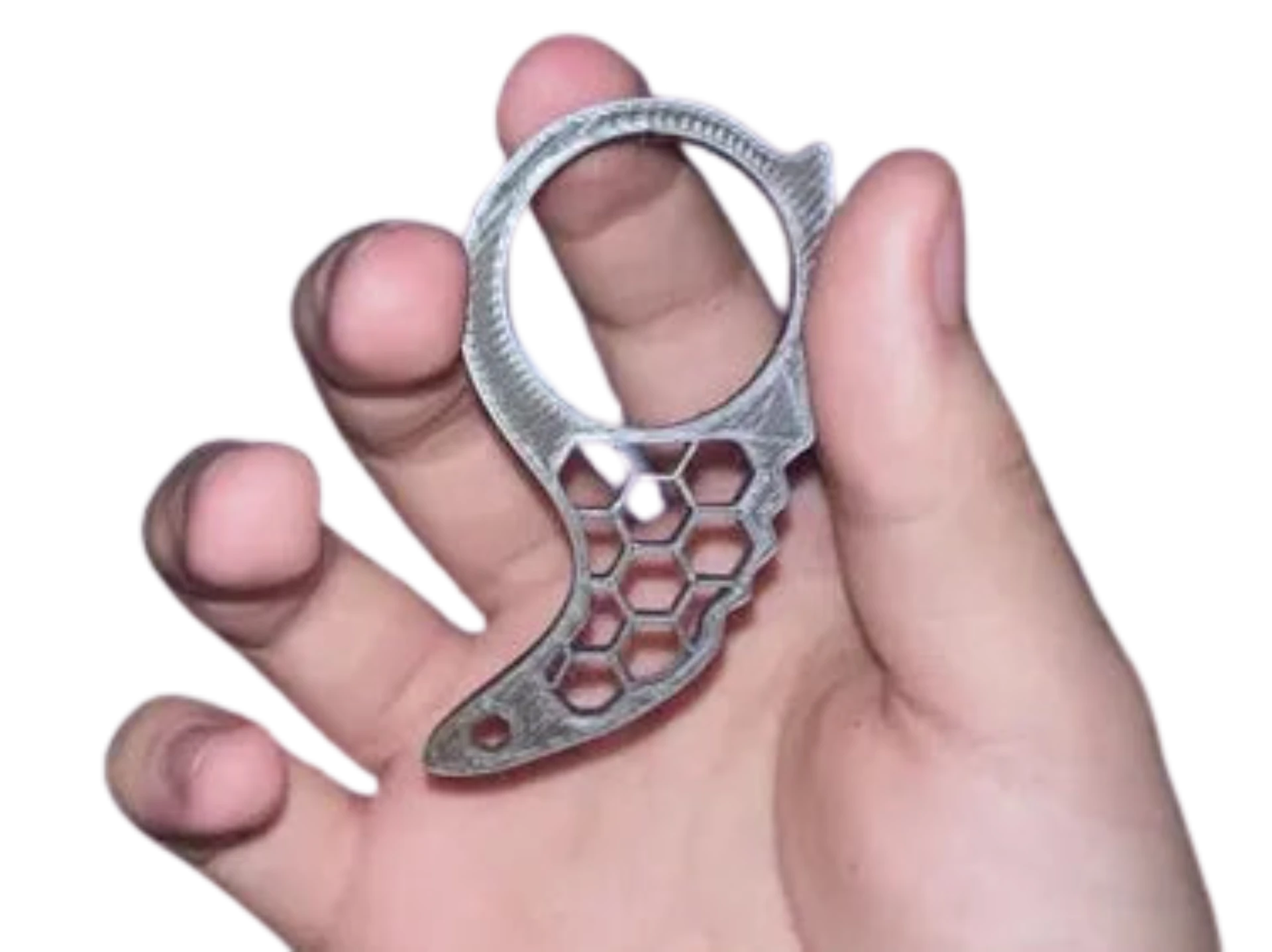 Keyrambit Hexagonal Keychain