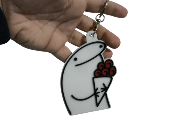 Keychain Palito Flowers