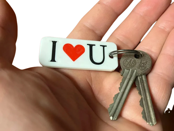 I love you keychain for Valentine's Day