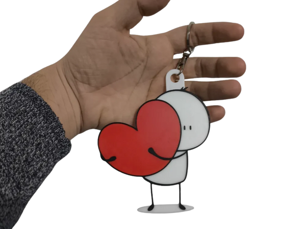Keychain Heart Love