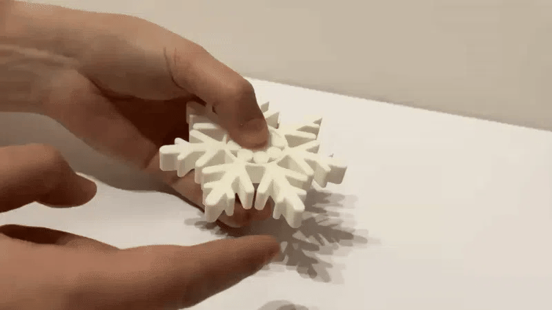 Snowflake Fidget Spinner