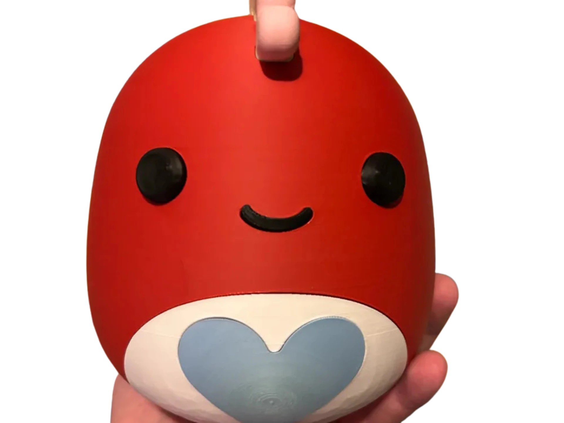 Squishmallow Dino with Hearts on spine