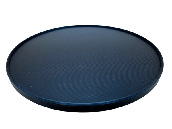 Drink coaster 100x5mm with rim (plain 1 colour)