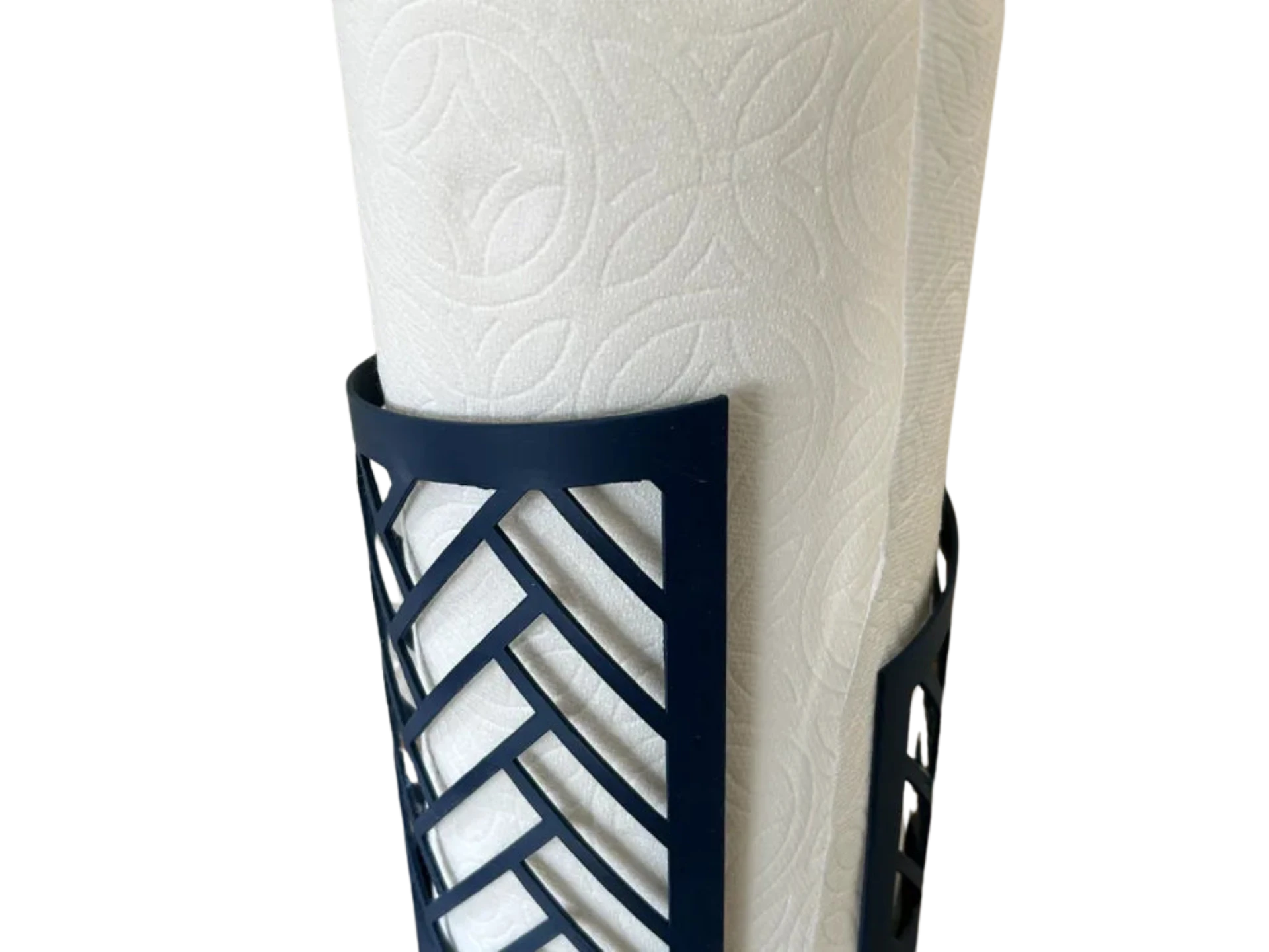 Weighted paper towel holder